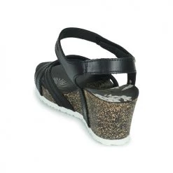 Chaussures Femme Sandales et Nu-pieds Panama Jack VIERI Noir 10 Chaussures Femme Sandales et Nu-pieds Panama Jack VIERI Noir -Sandales Soldes Boutique 23130568 500 E