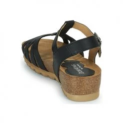Chaussures Femme Sandales et Nu-pieds Dorking SUMMER Noir -Sandales Soldes Boutique 23170314 500 E