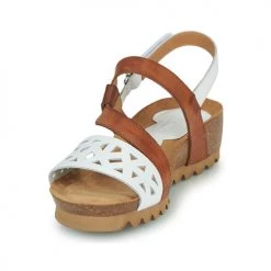 Chaussures Femme Sandales et Nu-pieds Dorking SUMMER Blanc -Sandales Soldes Boutique 23170315 500 C