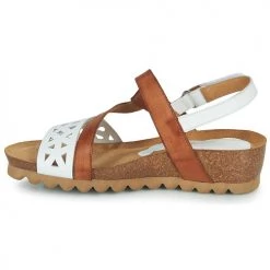 Chaussures Femme Sandales et Nu-pieds Dorking SUMMER Blanc -Sandales Soldes Boutique 23170315 500 D