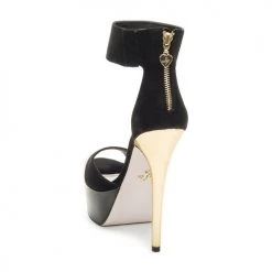 Chaussures Femme Sandales et Nu-pieds Lipsy KEISHA Black/Gold -Sandales Soldes Boutique 232423 500 E