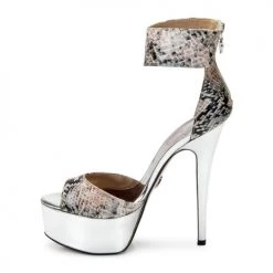 Chaussures Femme Sandales et Nu-pieds Lipsy KEISHA Natural Snake -Sandales Soldes Boutique 232424 500 D