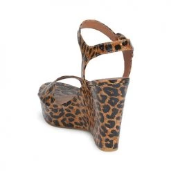 Chaussures Femme Sandales et Nu-pieds Lucky Brand LINDEY LUXE LEOPARD -Sandales Soldes Boutique 232520 500 E