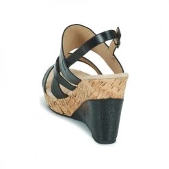 Chaussures Femme Sandales et Nu-pieds Les Petites Bombes MELINE Noir -Sandales Soldes Boutique 23391184 500 E