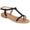 Chaussures Femme Sandales et Nu-pieds Les Petites Bombes DELIA Noir