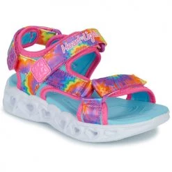 Chaussures Fille Sandales et Nu-pieds Skechers S LIGHTS HEART LIGHTS SANDAL Rose