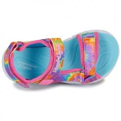 Chaussures Fille Sandales et Nu-pieds Skechers S LIGHTS HEART LIGHTS SANDAL Rose -Sandales Soldes Boutique 23703192 500 F