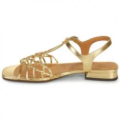 Chaussures Femme Sandales et Nu-pieds Chie Mihara TANTE Doré -Sandales Soldes Boutique 23819860 500 D