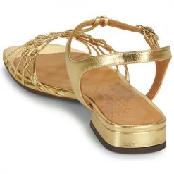 Chaussures Femme Sandales et Nu-pieds Chie Mihara TANTE Doré -Sandales Soldes Boutique 23819860 500 E