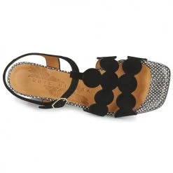 Chaussures Femme Sandales et Nu-pieds Chie Mihara LUCALA Noir -Sandales Soldes Boutique 23819862 500 F