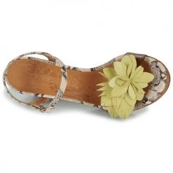 Chaussures Femme Sandales et Nu-pieds Chie Mihara KIBALI Marron / Python -Sandales Soldes Boutique 23819864 500 F