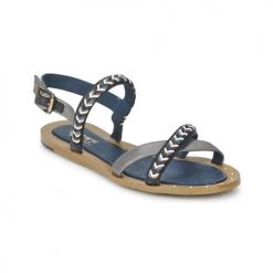 Chaussures Femme Sandales et Nu-pieds Schmoove MEMORY LINK Argent / Marine