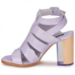 Chaussures Femme Sandales et Nu-pieds Miista ISABELLA Lavande -Sandales Soldes Boutique 269485 500 D