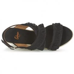 Chaussures Femme Sandales et Nu-pieds Castaner BEGGA Noir -Sandales Soldes Boutique 2747418 500 F