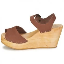 Chaussures Femme Sandales et Nu-pieds Le comptoir scandinave OGOLATO Marron -Sandales Soldes Boutique 274975 500 D