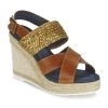 Chaussures Femme Sandales et Nu-pieds Napapijri BELLE Camel / Or