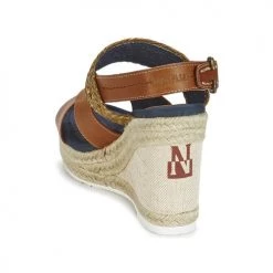 Chaussures Femme Sandales et Nu-pieds Napapijri BELLE Camel / Or -Sandales Soldes Boutique 2788810 500 E