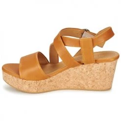 Chaussures Femme Sandales et Nu-pieds Coclico MEL Camel -Sandales Soldes Boutique 282074 500 D