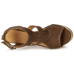 Chaussures Femme Sandales et Nu-pieds Coclico SHAE Marron -Sandales Soldes Boutique 282085 500 F