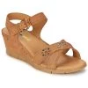 Chaussures Femme Sandales et Nu-pieds Manas SAMANA Camel