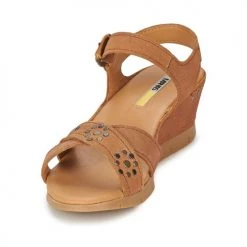 Chaussures Femme Sandales et Nu-pieds Manas SAMANA Camel -Sandales Soldes Boutique 282138 500 C
