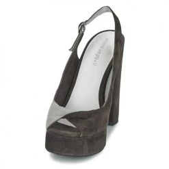 Chaussures Femme Sandales et Nu-pieds Jeffrey Campbell LARUE Gris / Marron -Sandales Soldes Boutique 2827421 500 C