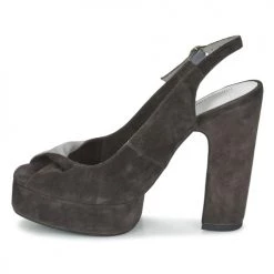 Chaussures Femme Sandales et Nu-pieds Jeffrey Campbell LARUE Gris / Marron -Sandales Soldes Boutique 2827421 500 D