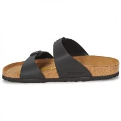 Chaussures Femme Sandales et Nu-pieds Birkenstock SYDNEY Noir Mat -Sandales Soldes Boutique 282898 500 D