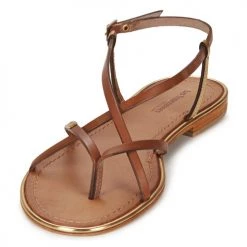 Chaussures Femme Sandales et Nu-pieds Les Tropéziennes par M Belarbi MONACO Tan / Or -Sandales Soldes Boutique 286711 500 C
