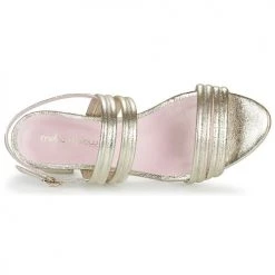 Chaussures Femme Sandales et Nu-pieds Mellow Yellow VEO Doré -Sandales Soldes Boutique 2869846 500 F