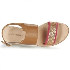 Chaussures Femme Sandales et Nu-pieds Mellow Yellow VADELI Camel -Sandales Soldes Boutique 2869859 500 F