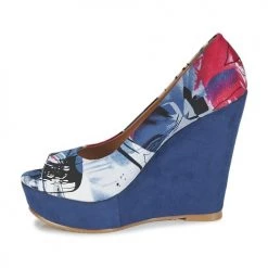 Chaussures Femme Sandales et Nu-pieds Moony Mood ENDIR Bleu -Sandales Soldes Boutique 2884544 500 D