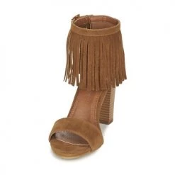 Chaussures Femme Sandales et Nu-pieds Moony Mood ERANDA Camel -Sandales Soldes Boutique 2884545 500 C