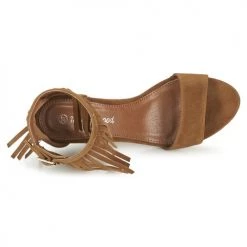 Chaussures Femme Sandales et Nu-pieds Moony Mood ERANDA Camel -Sandales Soldes Boutique 2884545 500 F