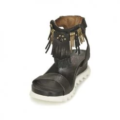 Chaussures Femme Sandales et Nu-pieds Airstep / A.S.98 FLOOD Noir -Sandales Soldes Boutique 2900620 500 C