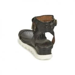 Chaussures Femme Sandales et Nu-pieds Airstep / A.S.98 FLOOD Noir -Sandales Soldes Boutique 2900620 500 E