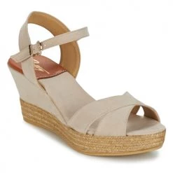 Chaussures Femme Sandales et Nu-pieds Betty London TECHNO Beige