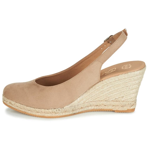 Chaussures Femme Sandales et Nu-pieds Betty London TECHNO Beige 4 Chaussures Femme Sandales et Nu-pieds Betty London TECHNO Beige – Image 4