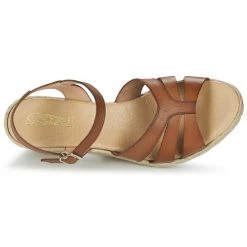 Chaussures Femme Sandales et Nu-pieds So Size ELIZA Marron -Sandales Soldes Boutique 3000887 500 F