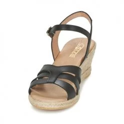 Chaussures Femme Sandales et Nu-pieds So Size ELIZA Noir -Sandales Soldes Boutique 3000888 500 C