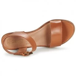 Chaussures Femme Sandales et Nu-pieds Casual Attitude CAILLE Camel -Sandales Soldes Boutique 3008371 500 F