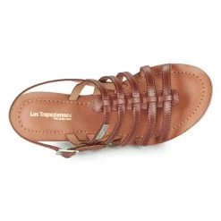 Chaussures Femme Sandales et Nu-pieds Les Tropéziennes par M Belarbi HAVAPO Tan -Sandales Soldes Boutique 3077011 500 F