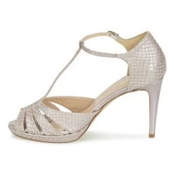 Chaussures Femme Sandales et Nu-pieds Marian CHANVRO Beige python -Sandales Soldes Boutique 3246988 500 D