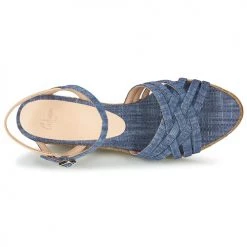 Chaussures Femme Sandales et Nu-pieds Castaner BETSY Bleu / Beige -Sandales Soldes Boutique 4469653 500 F