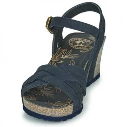 Chaussures Femme Sandales et Nu-pieds Panama Jack VERA Bleu -Sandales Soldes Boutique 4700663 500 C