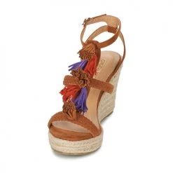 Chaussures Femme Sandales et Nu-pieds Buffalo VARIN Marron -Sandales Soldes Boutique 4714939 500 C