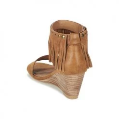 Chaussures Femme Sandales et Nu-pieds Les Petites Bombes NADIA Camel -Sandales Soldes Boutique 4734321 500 E