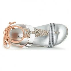 Chaussures Femme Sandales et Nu-pieds Regard RABALU Blanc / Beige / Serpent -Sandales Soldes Boutique 4777660 500 F