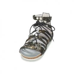 Chaussures Femme Sandales et Nu-pieds Regard RABAZO Noir / Argenté -Sandales Soldes Boutique 4777665 500 C