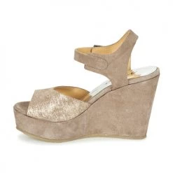 Chaussures Femme Sandales et Nu-pieds Myma RAPHIA Taupe -Sandales Soldes Boutique 4809921 500 D